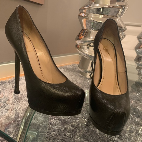 Yves Saint Laurent Tribtoo platform pumps. - Picture 3 of 13
